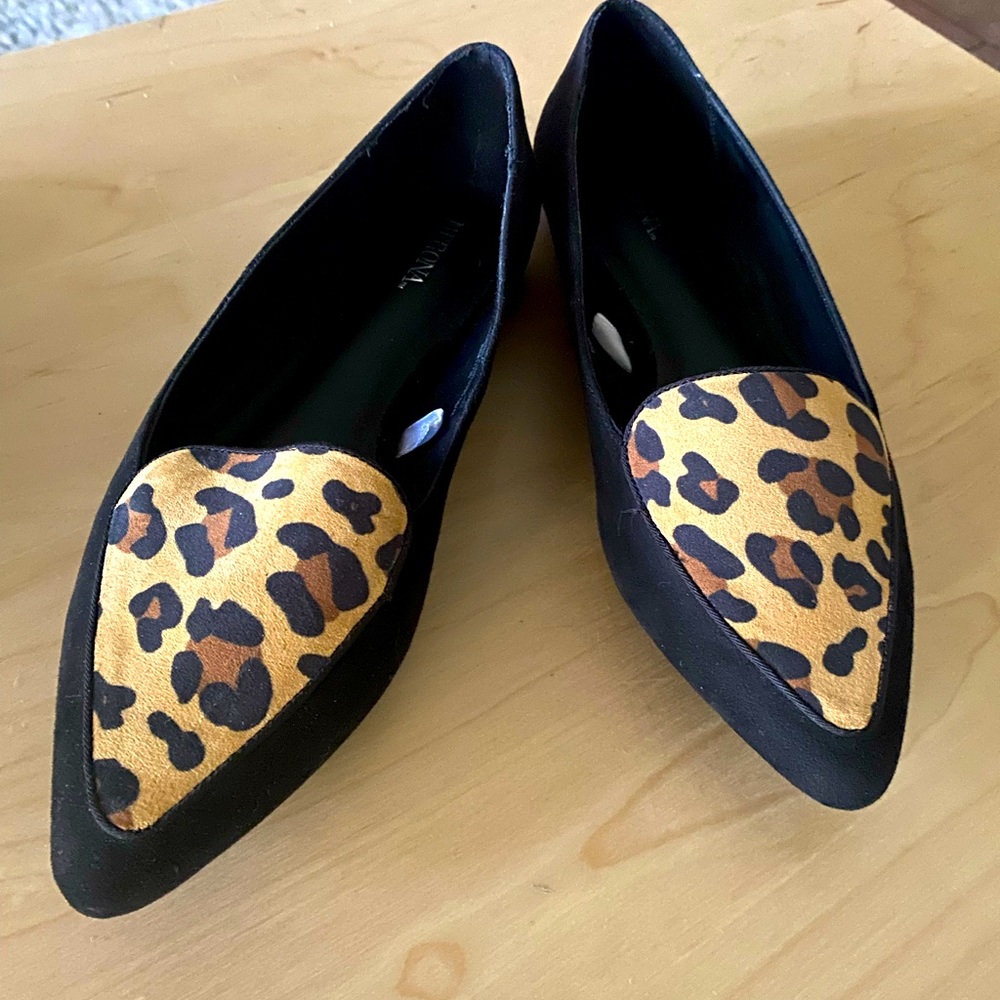 Cutie pie loafers w/leopard print